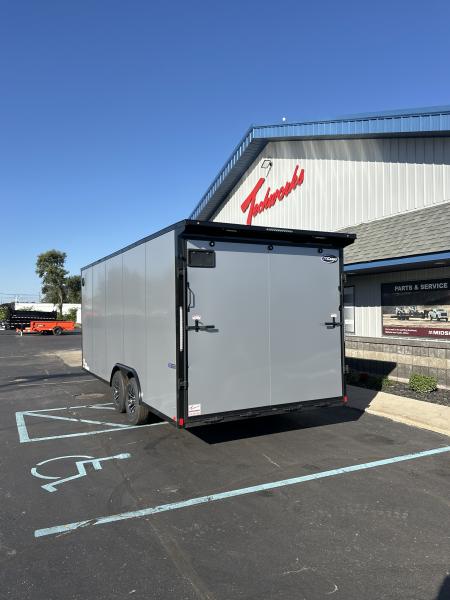 New 2026 ITI Cargo 8.5 X 20 XE Flat Top V-Nose Car Hauler 10K ( Composite Silver/ Black Trim )