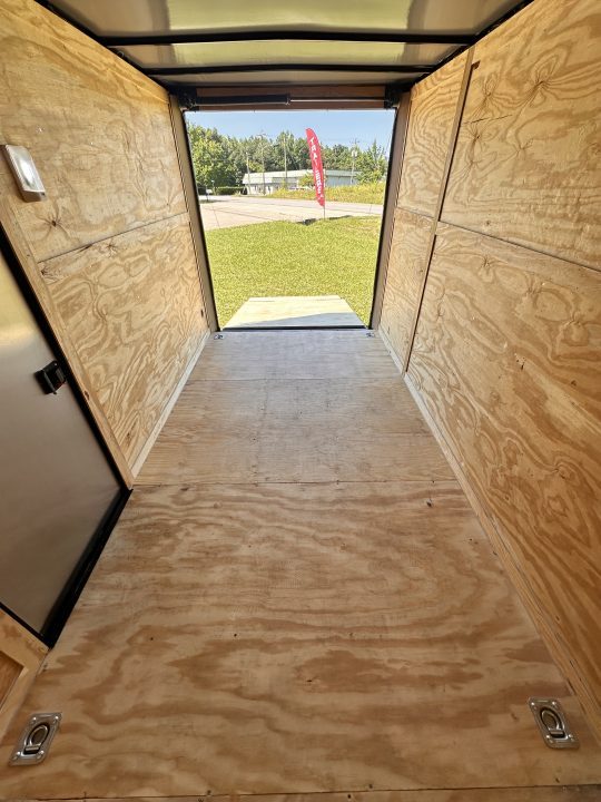New 2026 Luxe 7X12 Enclosed Trailer - 3500LB Tandem Axle -7'ft Interior-Charcoal Poly-Blackout