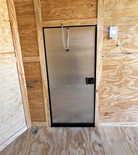 New 2026 Luxe 7X12 Enclosed Trailer - 3500LB Tandem Axle -7'ft Interior-Charcoal Poly-Blackout