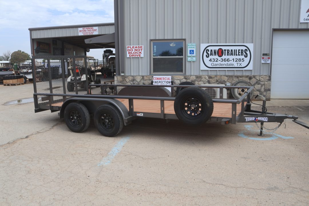 New 2026 Texas Bragg Trailers 83x16 PT Utility Trailer