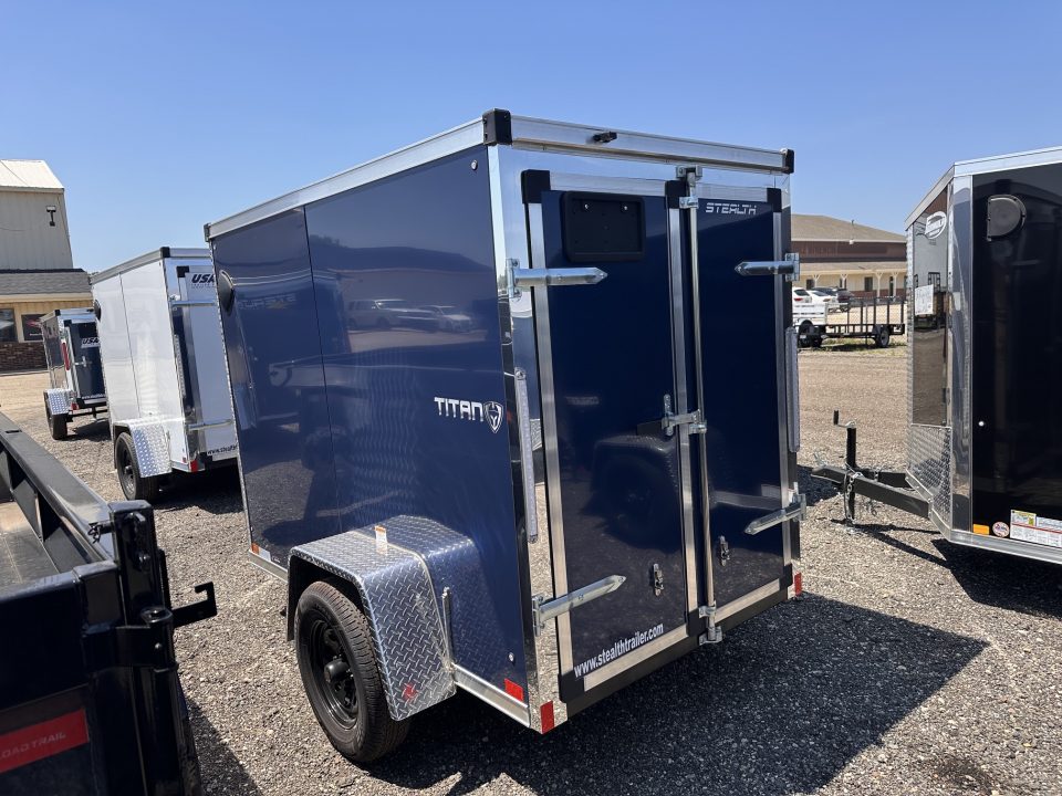 New 2026 Stealth Trailers 5X8 Titan 3k w/Barn Door Cargo / Enclosed Trailer