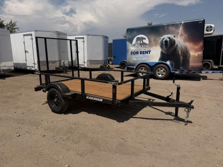 New 2027 Karavan 5-8 Ramp Gate Utility W/ Fold Down Sides 3K GVWR