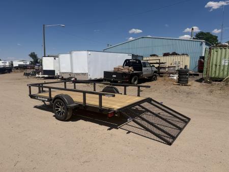New 2027 Karavan 6-12 Ramp Gate Utility W/ Fold Down Sides 3K GVWR
