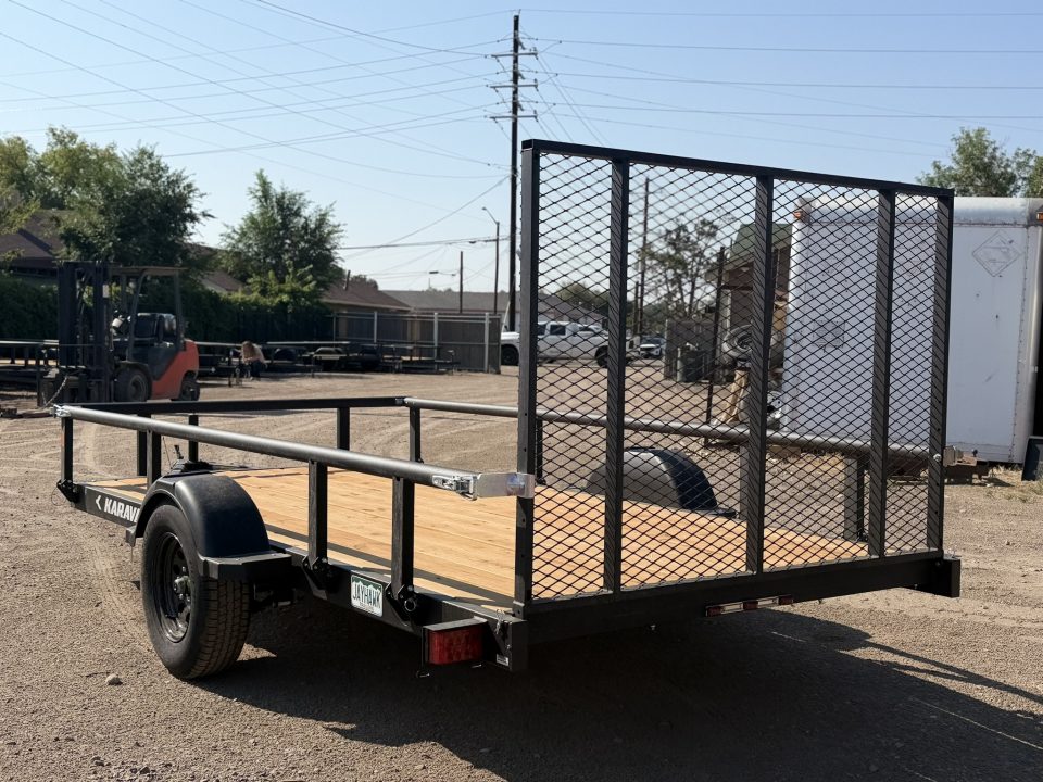 New 2027 Karavan 6-12 Ramp Gate Utility W/ Fold Down Sides 3K GVWR