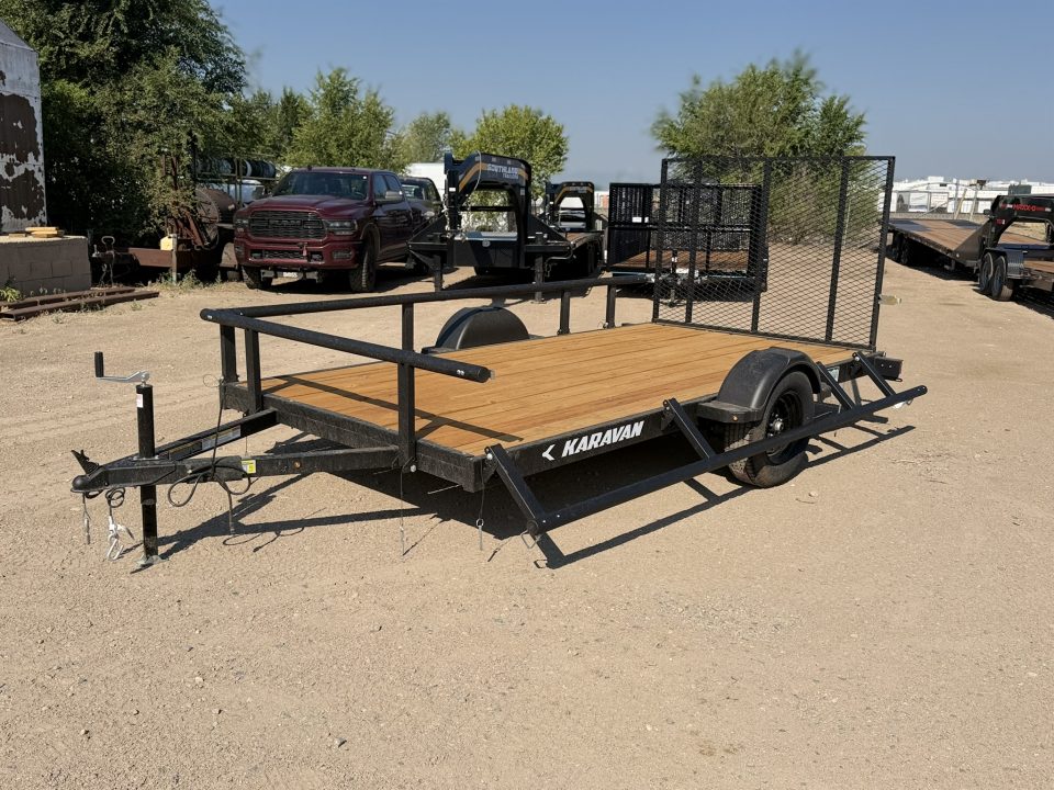 New 2027 Karavan 6-12 Ramp Gate Utility W/ Fold Down Sides 3K GVWR