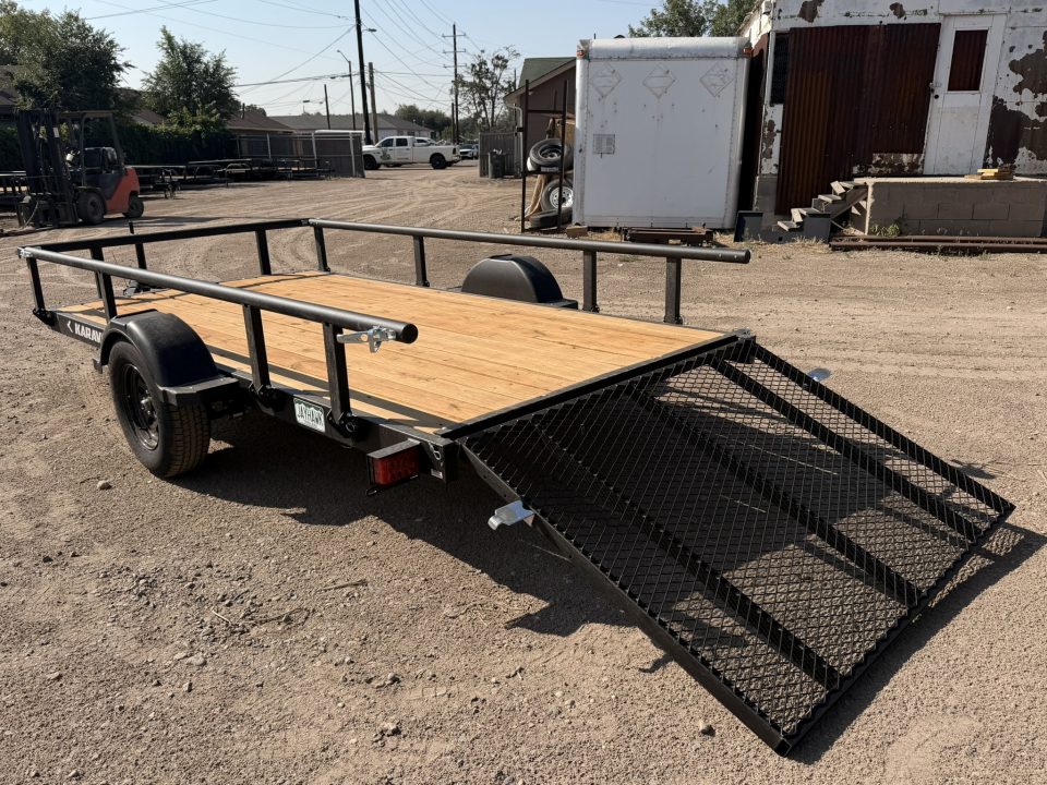 New 2027 Karavan 6-12 Ramp Gate Utility W/ Fold Down Sides 3K GVWR
