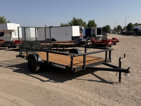 New 2027 Karavan 6-12 Ramp Gate Utility W/ Fold Down Sides 3K GVWR