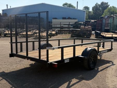 New 2027 Karavan 6-12 Ramp Gate Utility W/ Fold Down Sides 3K GVWR
