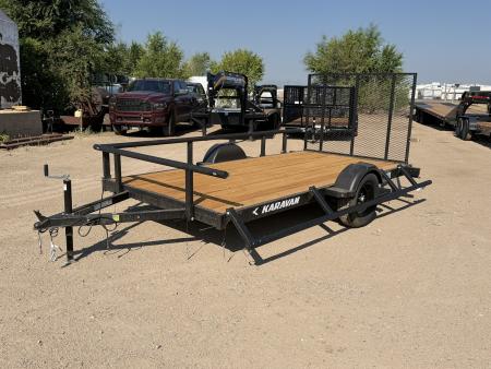 New 2027 Karavan 6-12 Ramp Gate Utility W/ Fold Down Sides 3K GVWR
