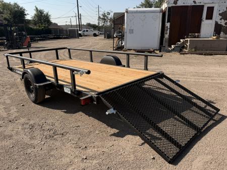 New 2027 Karavan 6-12 Ramp Gate Utility W/ Fold Down Sides 3K GVWR
