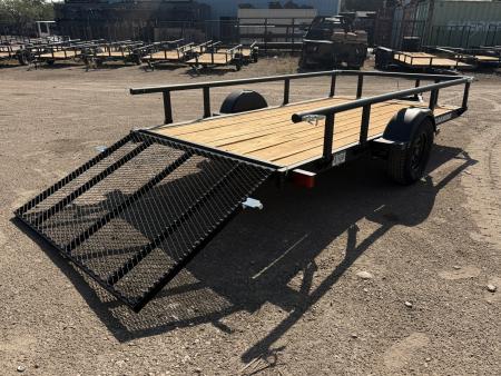 New 2027 Karavan 6-12 Ramp Gate Utility W/ Fold Down Sides 3K GVWR