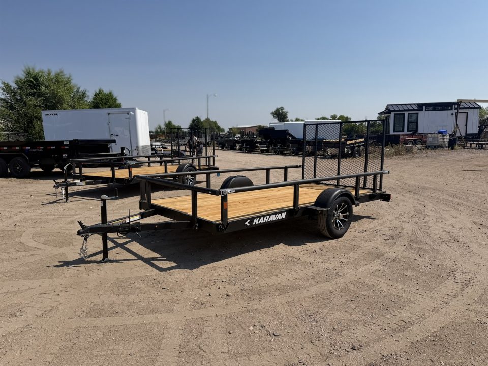 New 2027 Karavan 6-12 Ramp Gate Utility W/ Fold Down Sides 3K GVWR