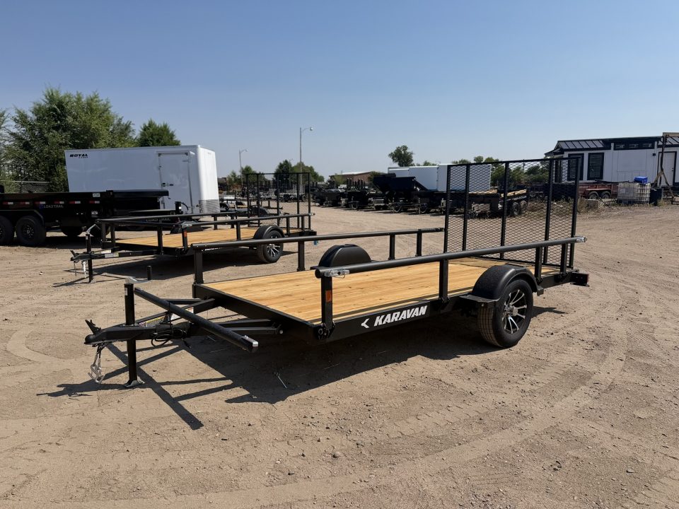 New 2027 Karavan 6-12 Ramp Gate Utility W/ Fold Down Sides 3K GVWR