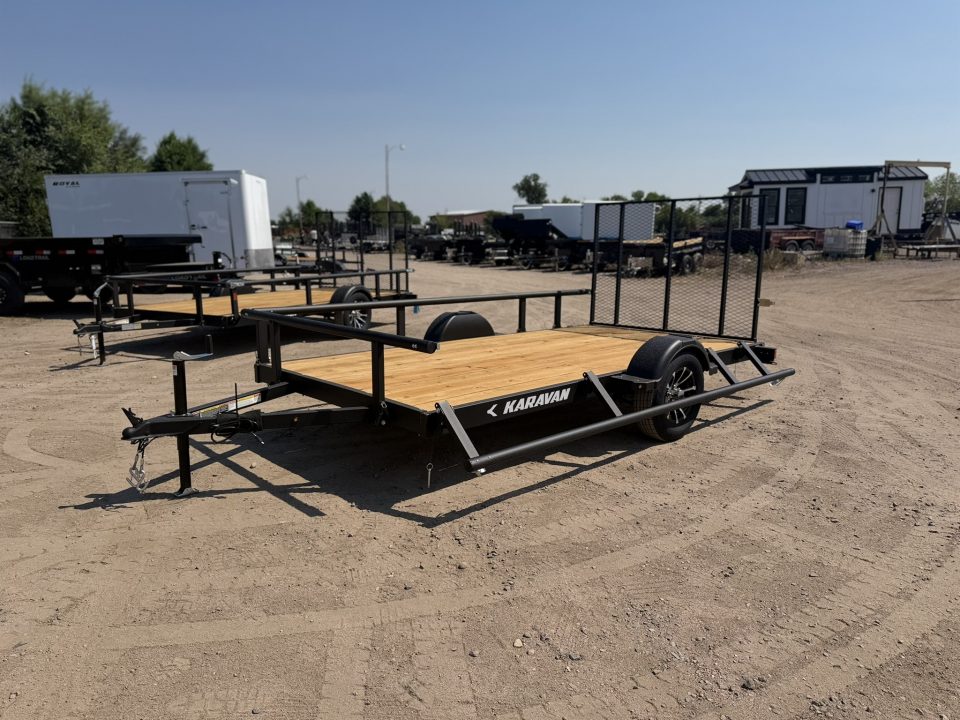 New 2027 Karavan 6-12 Ramp Gate Utility W/ Fold Down Sides 3K GVWR
