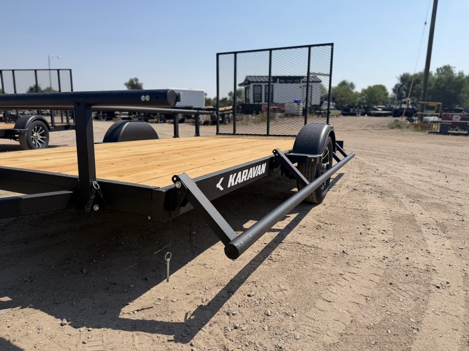 New 2027 Karavan 6-12 Ramp Gate Utility W/ Fold Down Sides 3K GVWR