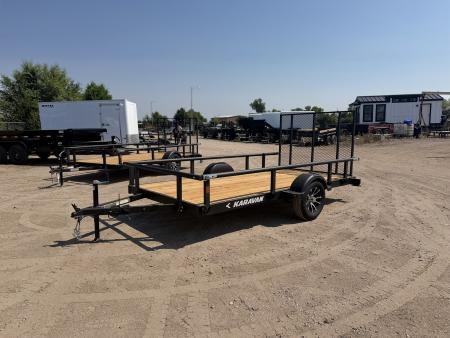 New 2027 Karavan 6-12 Ramp Gate Utility W/ Fold Down Sides 3K GVWR