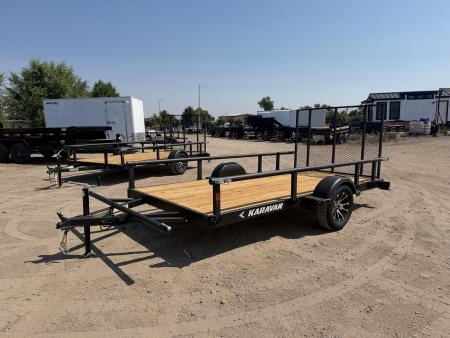 New 2027 Karavan 6-12 Ramp Gate Utility W/ Fold Down Sides 3K GVWR
