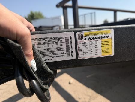 New 2027 Karavan 6-12 Ramp Gate Utility W/ Fold Down Sides 3K GVWR