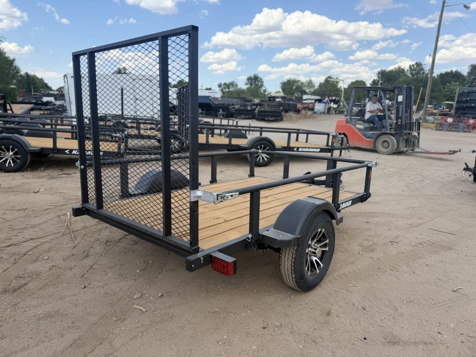 New 2027 Karavan 5-8 Ramp Gate Utility W/ Fold Down Sides 3K GVWR