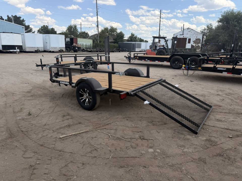 New 2027 Karavan 5-8 Ramp Gate Utility W/ Fold Down Sides 3K GVWR