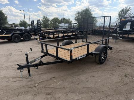 New 2027 Karavan 5-8 Ramp Gate Utility W/ Fold Down Sides 3K GVWR