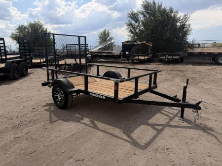 New 2027 Karavan 5-8 Ramp Gate Utility W/ Fold Down Sides 3K GVWR