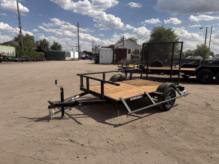New 2027 Karavan 5-8 Ramp Gate Utility W/ Fold Down Sides 3K GVWR