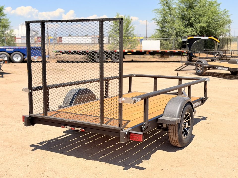 New 2027 Karavan 5-10 Ramp Gate Utility W/ Fold Down Sides 3K GVWR