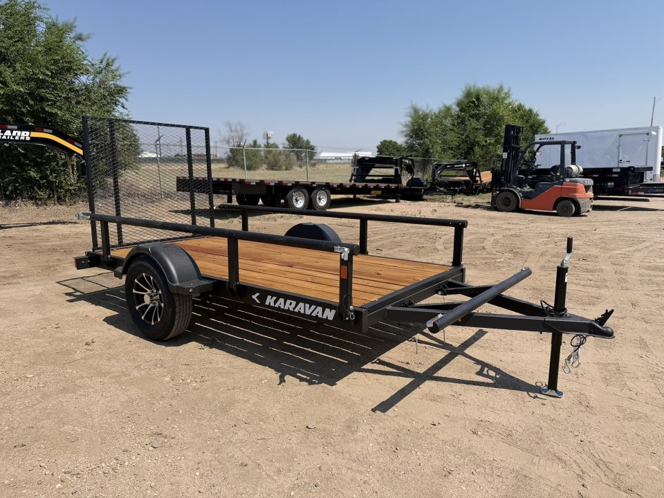 New 2027 Karavan 5-10 Ramp Gate Utility W/ Fold Down Sides 3K GVWR