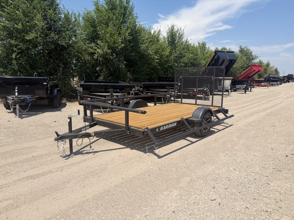 New 2027 Karavan 6-12 Ramp Gate Utility W/ Fold Down Sides 3K GVWR