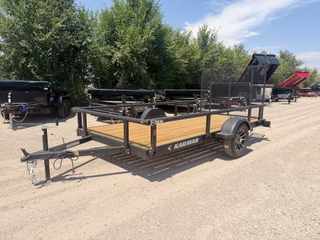 New 2027 Karavan 6-12 Ramp Gate Utility W/ Fold Down Sides 3K GVWR