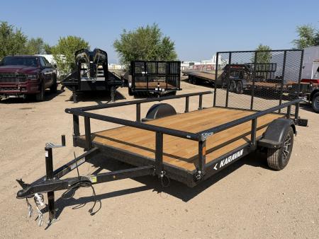 New 2027 Karavan 6-12 Ramp Gate Utility W/ Fold Down Sides 3K GVWR