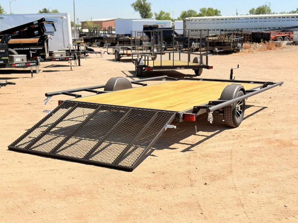 New 2027 Karavan 7-14 Ramp Gate Utility W/ Fold Down Sides 3K GVWR