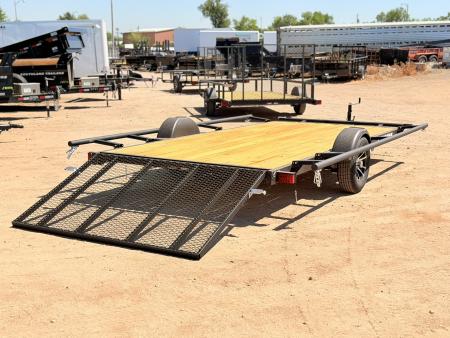 New 2027 Karavan 7-14 Ramp Gate Utility W/ Fold Down Sides 3K GVWR