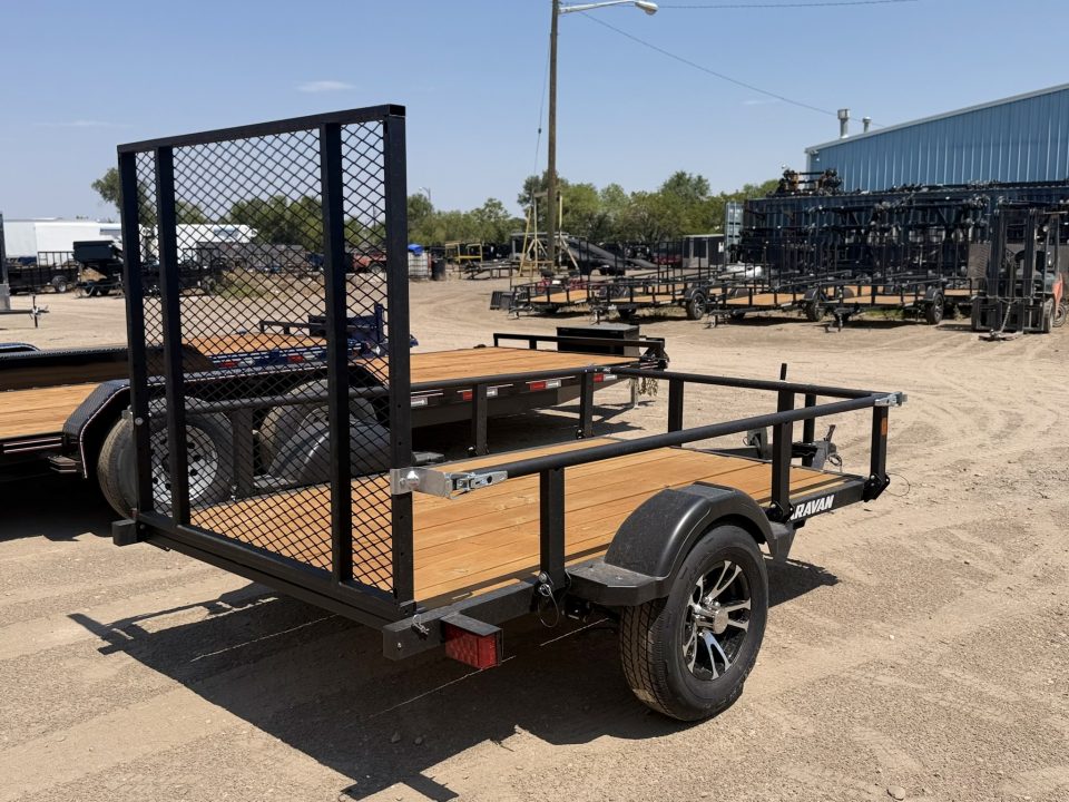 New 2027 Karavan 5-8 Ramp Gate Utility W/ Fold Down Sides 3K GVWR