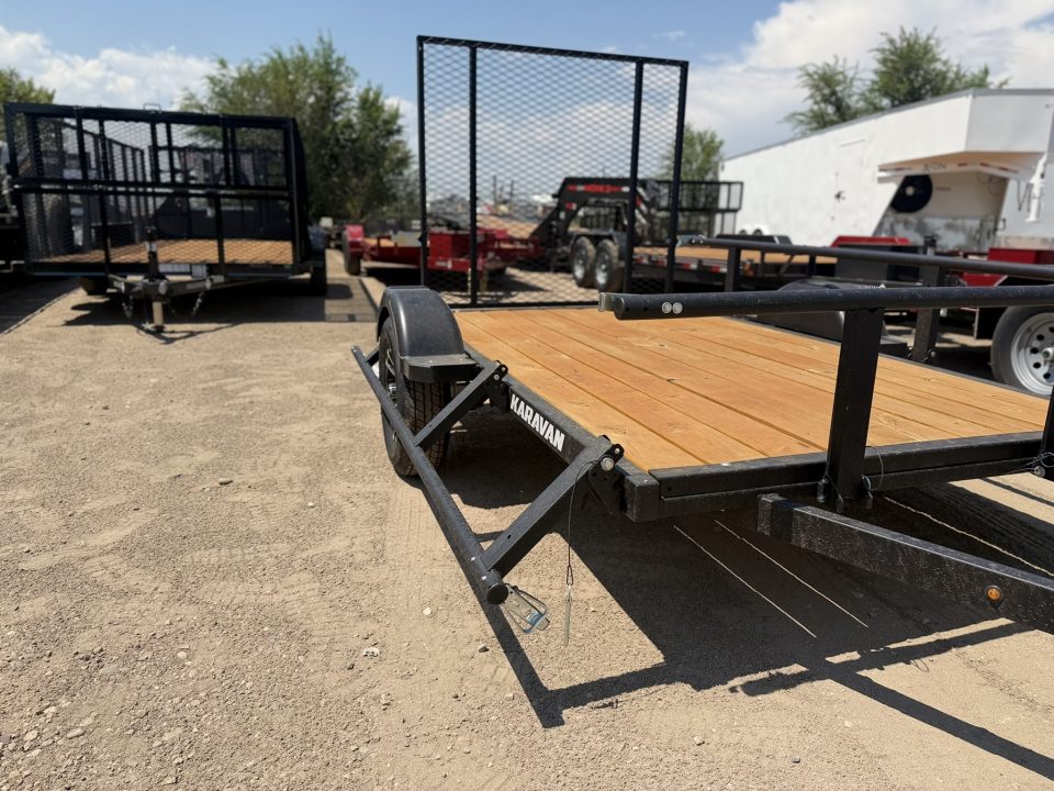 New 2027 Karavan 5-8 Ramp Gate Utility W/ Fold Down Sides 3K GVWR