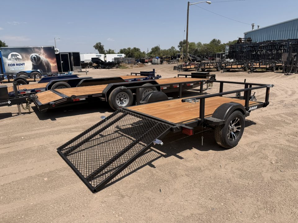 New 2027 Karavan 5-8 Ramp Gate Utility W/ Fold Down Sides 3K GVWR