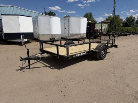 New 2027 Karavan 6-12 Ramp Gate Utility W/ Fold Down Sides 3K GVWR
