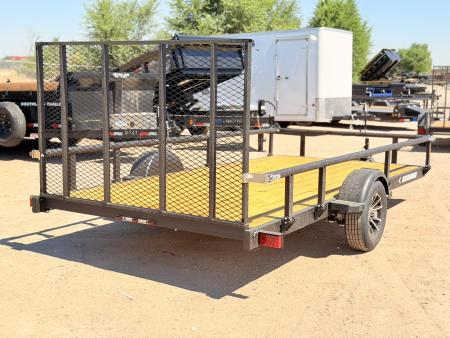 New 2027 Karavan 7-14 Ramp Gate Utility W/ Fold Down Sides 3K GVWR