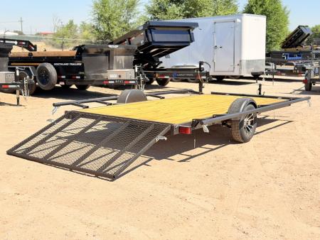 New 2027 Karavan 7-14 Ramp Gate Utility W/ Fold Down Sides 3K GVWR