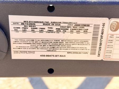 New 2027 Karavan 7-14 Ramp Gate Utility W/ Fold Down Sides 3K GVWR