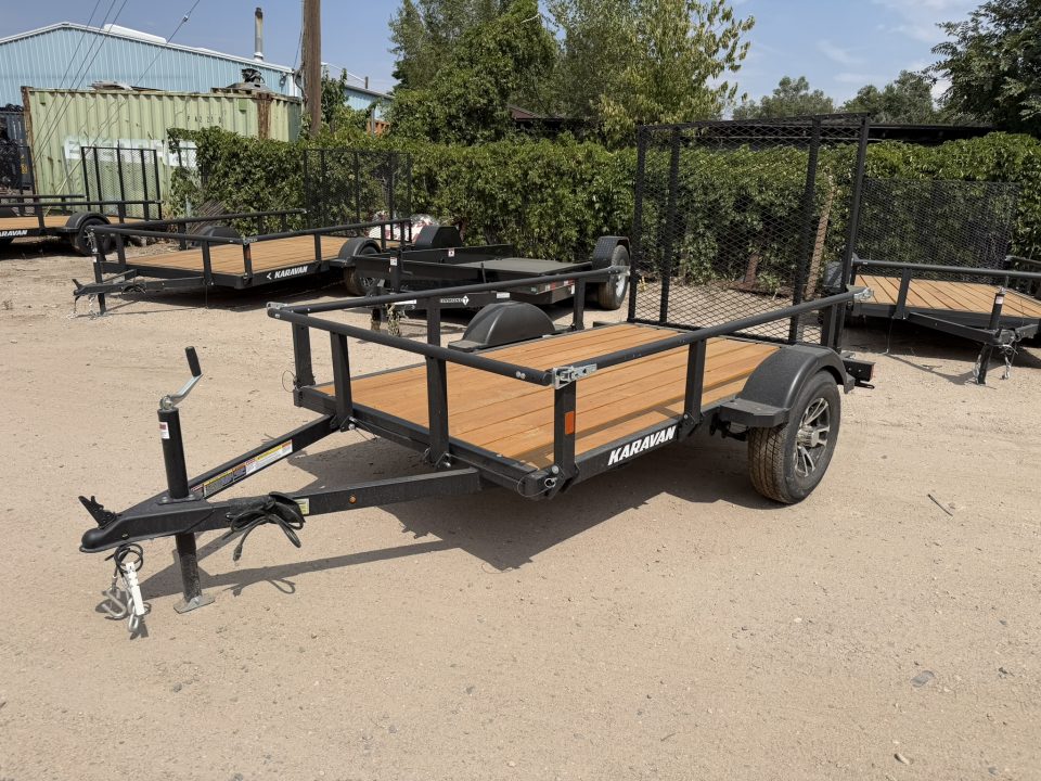 New 2027 Karavan 5-8 Ramp Gate Utility W/ Fold Down Sides 3K GVWR