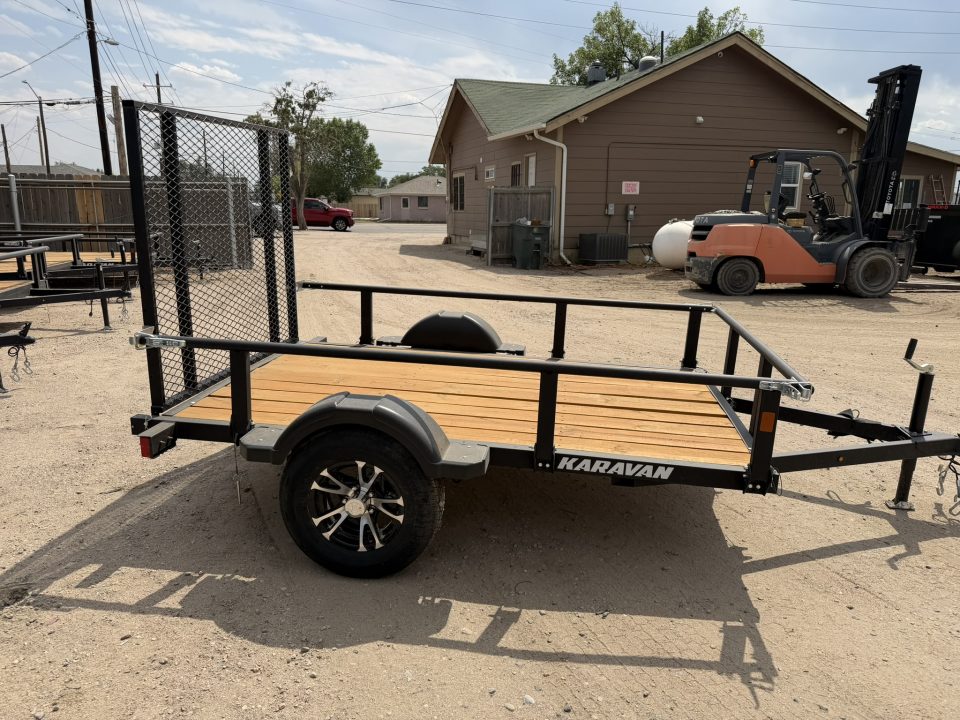 New 2027 Karavan 5-8 Ramp Gate Utility W/ Fold Down Sides 3K GVWR