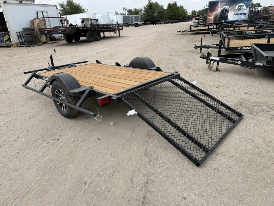 New 2027 Karavan 5-8 Ramp Gate Utility W/ Fold Down Sides 3K GVWR