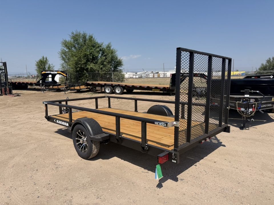 New 2027 Karavan 6-12 Ramp Gate Utility W/ Fold Down Sides 3K GVWR