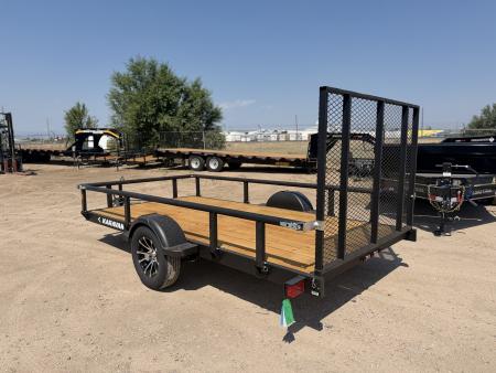 New 2027 Karavan 6-12 Ramp Gate Utility W/ Fold Down Sides 3K GVWR
