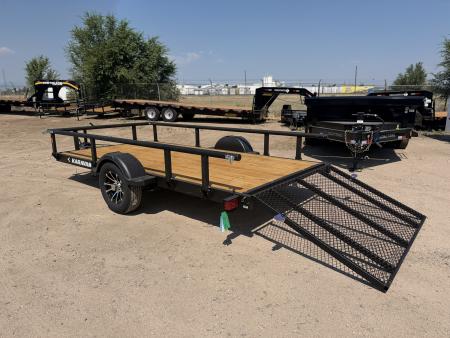 New 2027 Karavan 6-12 Ramp Gate Utility W/ Fold Down Sides 3K GVWR