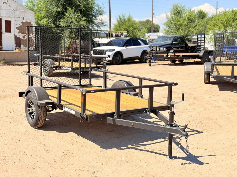 New 2027 Karavan 5-8 Ramp Gate Utility W/ Fold Down Sides 3K GVWR