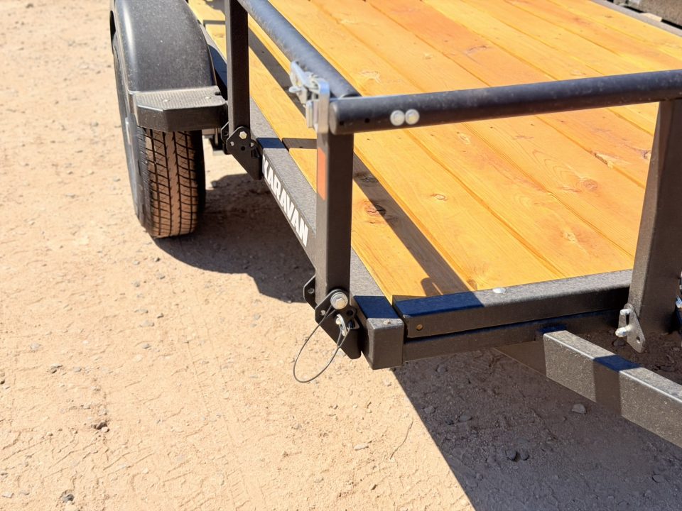 New 2027 Karavan 5-8 Ramp Gate Utility W/ Fold Down Sides 3K GVWR