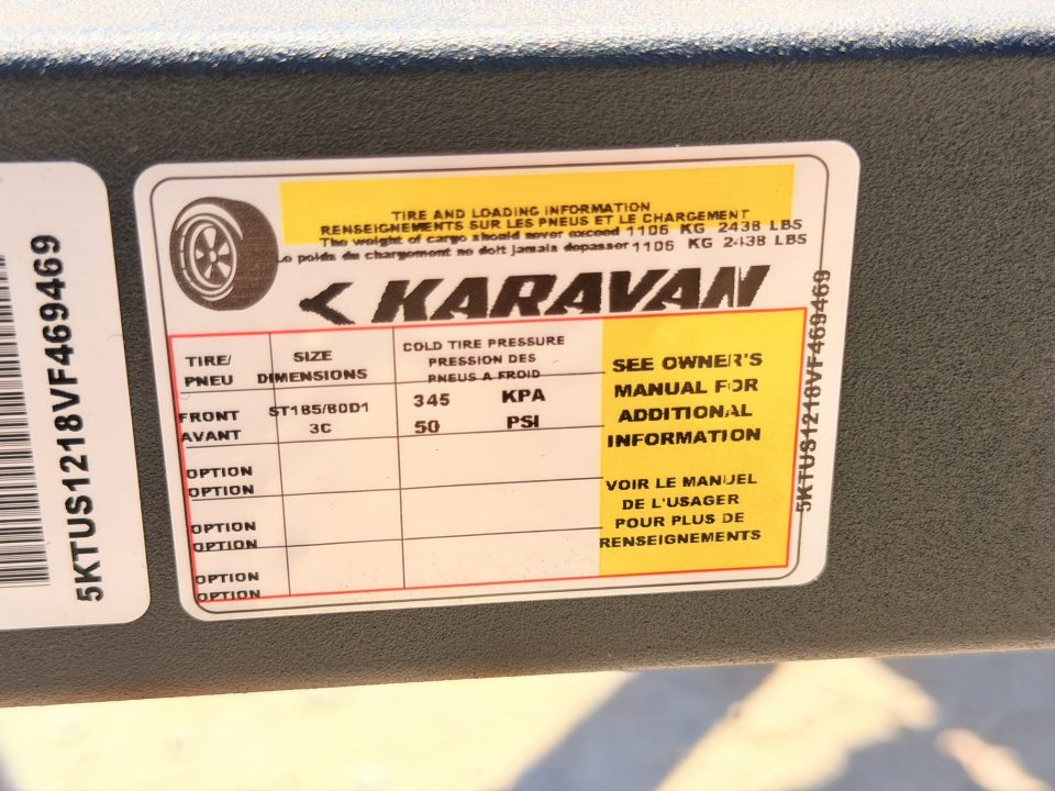 New 2027 Karavan 5-8 Ramp Gate Utility W/ Fold Down Sides 3K GVWR